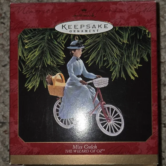 Hallmark Keepsake Ornament - Miss Gulch in Blue Dress - Picture 1 of 3